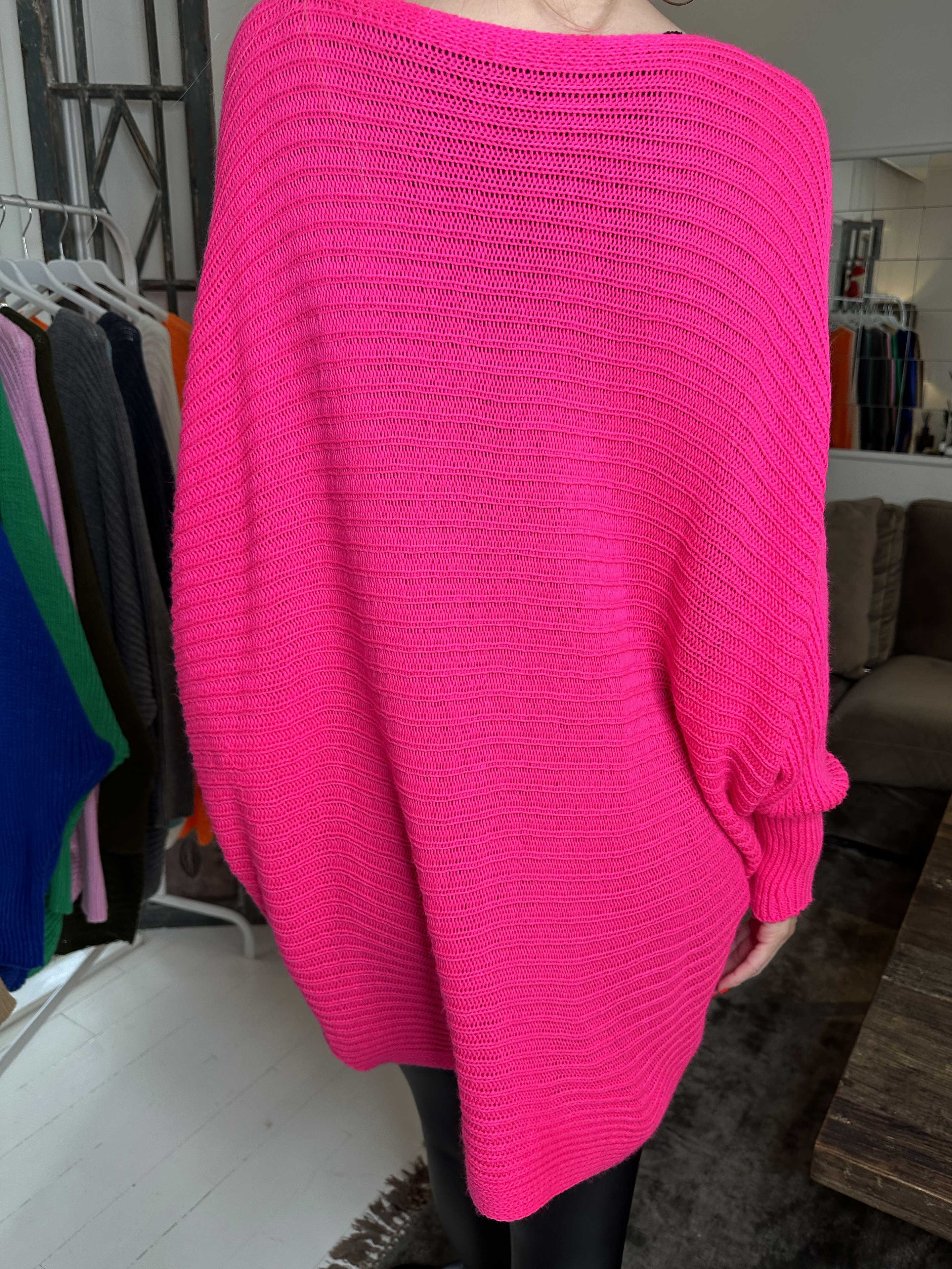 Gabbi - Oversized strik med flagermusærmer